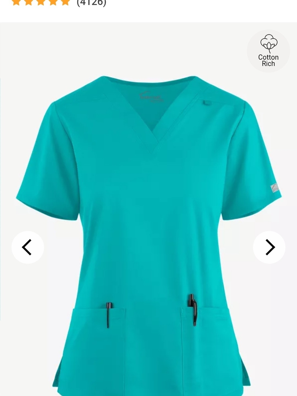 Nwt Xl Scrub Set in Bright Teal